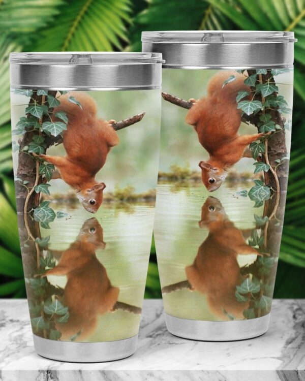 Amazing Squirrel Tumbler For Squirrel Lovers Tumbler 3